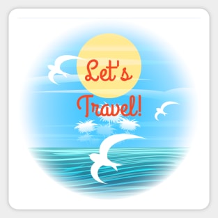 Travel theme Sticker